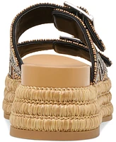 Dolce Vita Women's Wixie Beaded Double Buckle Footbed Sandals