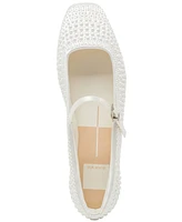 Dolce Vita Women's Reyes Pearl Square-Toe Mary Jane Flats