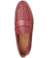 Gentle Souls Women's Crew Woven-Vamp Loafers