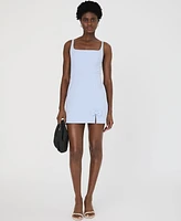 French Connection Women's Whisper Bow-Trim Strappy Mini Dress