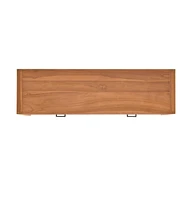 Desk with 2 Drawers 47.2"x15.7"x29.5" Solid Wood Teak