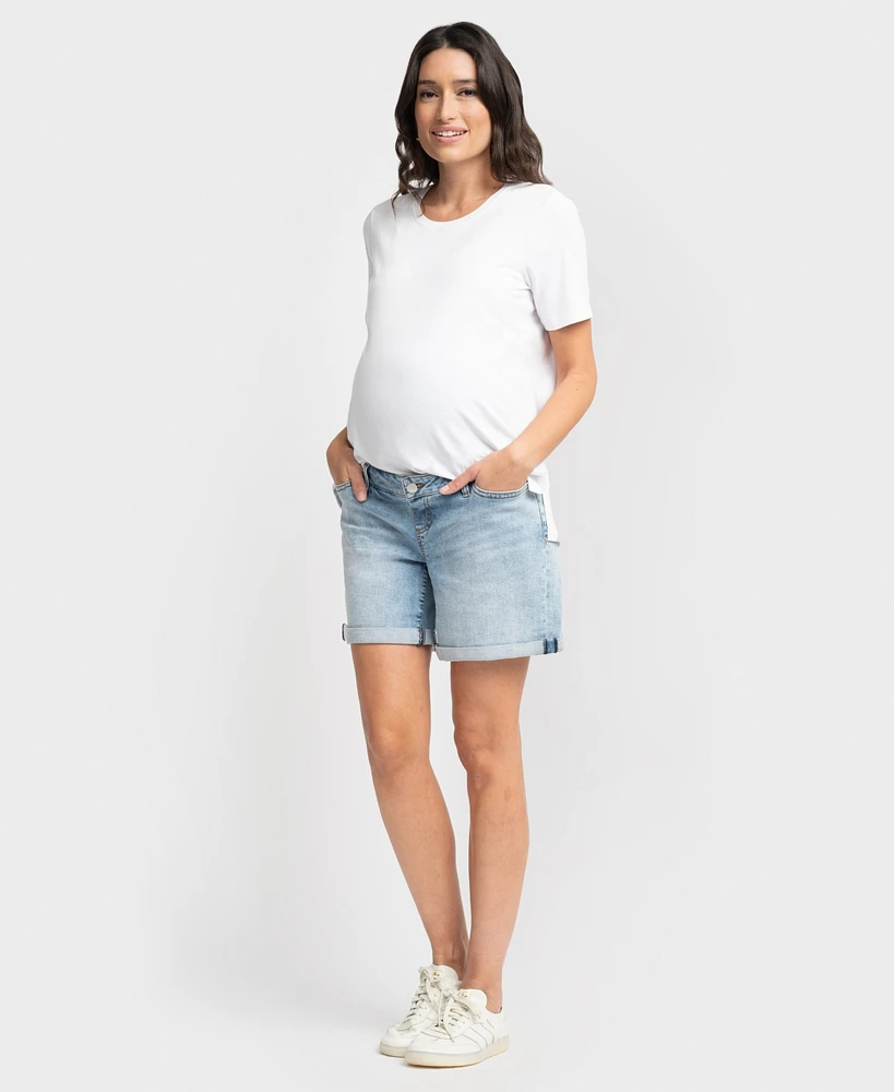 Seraphine Women's Maternity Denim Shorts