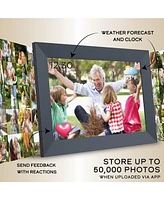 Impecca 10.1” Smart Digital Photo Frame, Touchscreen, Up to 50,000 photos