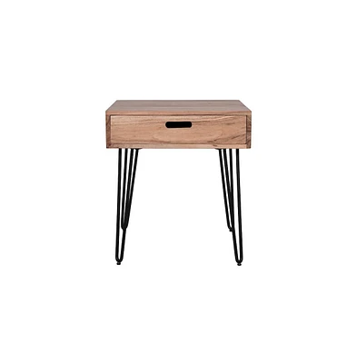 Rollins Solid Acacia End Table