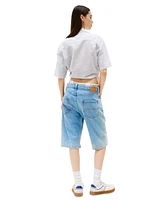 Tommy Jeans Women's Cotton-Linen Short-Sleeve Shirt