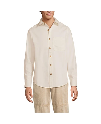 Lands' End Men's Sailcloth Overshirt