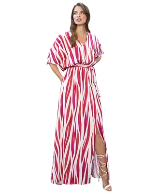HotSquash London Women's Oversized Split Front Maxi Dress