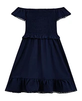 Guess Big Girl Poplin Short Sleeve Dress