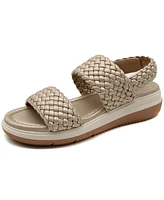 Jbu Women's Leila Wedge Sandal