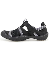Jbu Women's Regional Water-Ready Strappy Sandal Flats