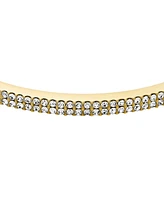 Fossil Ellis Pave Glitz Stainless Steel Bangle Bracelet