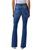 Calvin Klein Jeans Women's High-Rise Flare Stretch