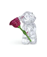 Swarovski Kris Bear A Rose with Love Figurine