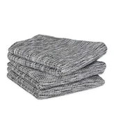 Design Imports Tonal Cotton Waffle Dishtowel 3 Pack Set, 20" x 30"