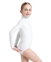 Capezio Girls Long Sleeve Turtleneck Leotard w/ Snaps