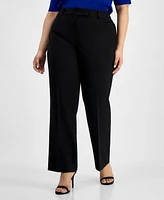 Tahari Asl Plus Bird Eye Pants