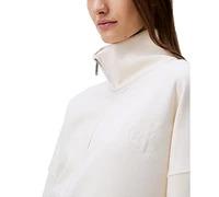 Calvin Klein Jeans Women's Quarter-Zip Sweatshirt