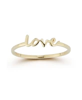 Rachel Zoe Fine Jewelry 14K Gold Love Ring