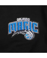 Pro Standard Women's Black Orlando Magic Jewels Cropped Pullover Hoodie