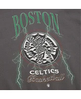 Mitchell & Ness Women's Charcoal Boston Celtics Hardwood Classics Lightweight Pullover Sweatshirt