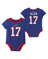 Nike Big Boys and Girls Josh Allen Buffalo Bills Name Number 3-Pack Bodysuit Set