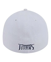 New Era Men's White Tennessee Titans Active 39THIRTY Flex Hat