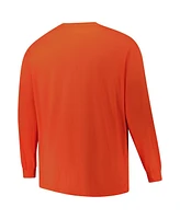 Fanatics Men's Orange Cincinnati Bengals Big Tall Vision Long Sleeve T-Shirt