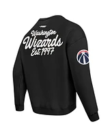 Pro Standard Men's Black Washington Wizards Paint the City Pullover Sweatshirt