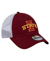 New Era Men's Cardinal Iowa State Cyclones Trucker 9FORTY Adjustable Hat