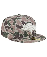 New Era Men's Camo Denver Broncos Geo 59FIFTY Fitted Hat