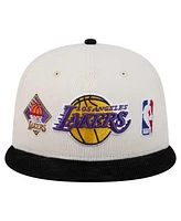 New Era Men's Cream Los Angeles Lakers Two-Tone 9FIFTY Snapback Hat