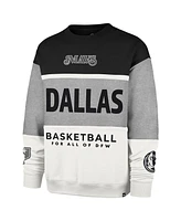 '47 Brand Men's and Women's Gray Dallas Mavericks 2024/25 City Edition On Five Maximalist Pullover Sweatshirt