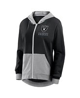 Fanatics Women's Black Las Vegas Raiders Hit It Full-Zip Hoodie