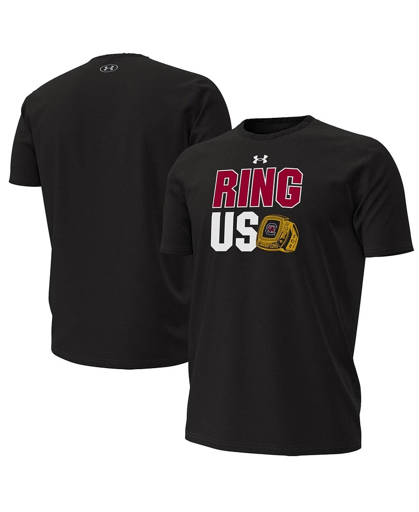 Under Armour Men's Black South Carolina Gamecocks Women's Basketball Ring Us T-Shirt