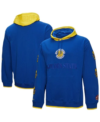 Mitchell & Ness Men's Royal Golden State Warriors Hardwood Classics Team Og 3.0 Pullover Hoodie