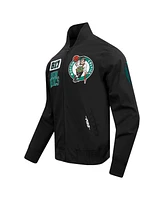 Pro Standard Men's Black Boston Celtics Area Code Twill Full-Zip Jacket