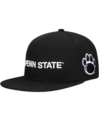 Mitchell & Ness Men's Black Penn State Nittany Lions Triple Play Snapback Hat