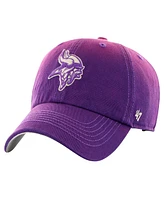 '47 Brand Men's Purple Minnesota Vikings Dusted Relaxed Clean Up Adjustable Hat