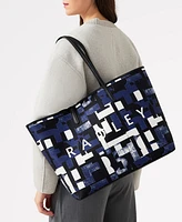 Radley London Southwell Gardens Abstract Geo Large Open Top Tote Bag