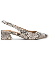 Gentle Souls Women's Georgia Slingback Block-Heel Pumps