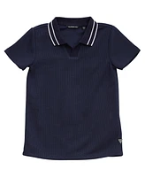 Guess Big Boys Textured Knit Polo