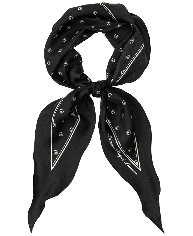 Lauren Ralph Lauren Geo Small Diamond Scarf