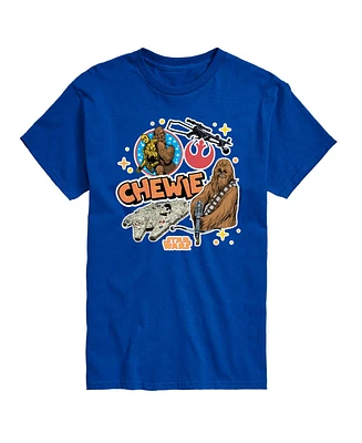 Airwaves Men's Star Wars Chewie Short Sleeve T-Shirt