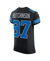 Nike Men's Aidan Hutchinson Black Detroit Lions Alternate Vapor F.u.s.e. Elite Jersey