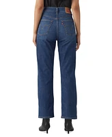 Levi's Women's Ribcage High Rise Straight Ankle Jeans