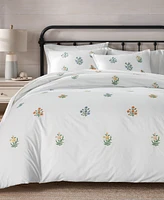 Charter Club Bouquet Embroidery 3-Pc. Comforter Set, Full/Queen, Exclusively at Macy's