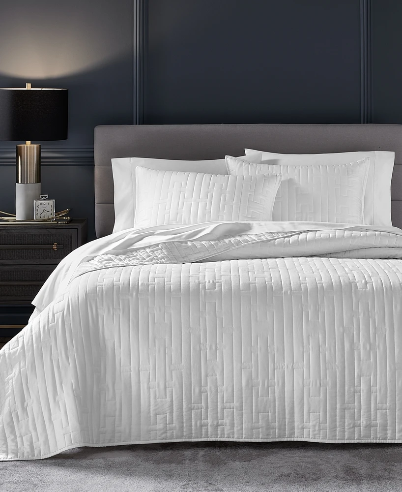 Hotel Collection Chain Links Coverlet Set, Full/Queen, Exclusively at Macy's