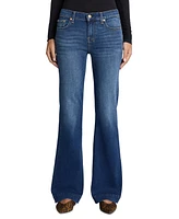 7 For All Mankind Women's Dojo Tailored Hem Flare Jeans