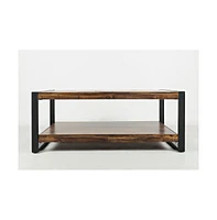 Loftworks Modern Industrial Distressed Acacia 48" Coffee Table