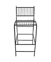 39.5-Inch H Modern Indoor/Outdoor Steel Wire Bar Stools - 240-Pound Weight Capacity